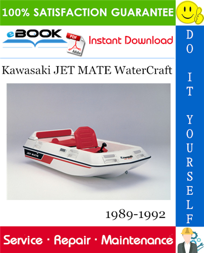 Kawasaki JET MATE WaterCraft Service Repair Manual