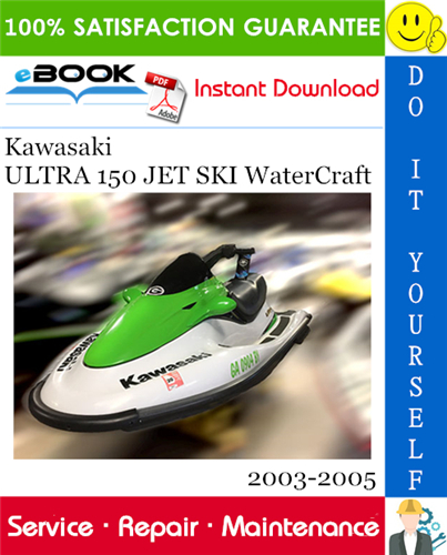 Kawasaki ULTRA 150 JET SKI WaterCraft Service Repair Manual