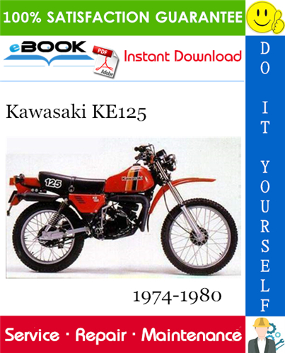 Kawasaki KE125 Motorcycle Service Repair Manual