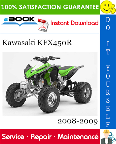 Kawasaki KFX450R All Terrain Vehicle Service Repair Manual