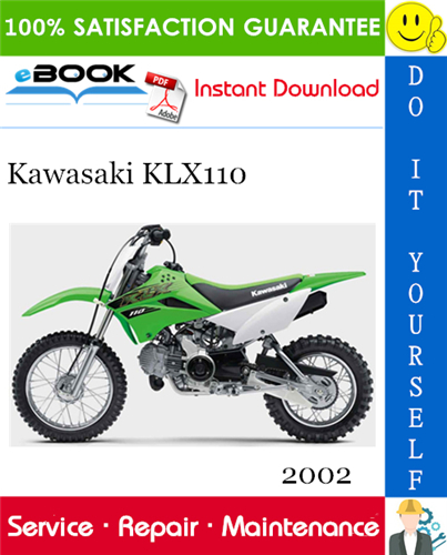 2002 Kawasaki KLX110 Motorcycle Service Repair Manual