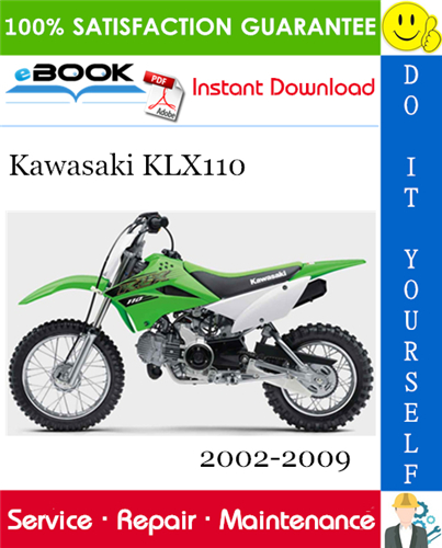 Kawasaki KLX110 Motorcycle Service Repair Manual