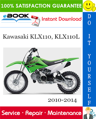 Kawasaki KLX110, KLX110L Motorcycle Service Repair Manual