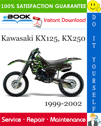 Kawasaki KX125, KX250 Motorcycle Service Repair Manual