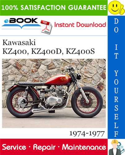 Kawasaki KZ400, KZ400D, KZ400S Motorcycle Service Repair Manual