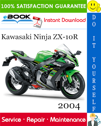 2004 Kawasaki Ninja ZX-10R Motorcycle Service Repair Manual