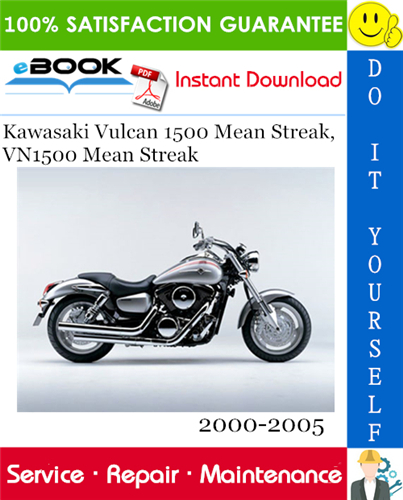 Kawasaki Vulcan 1500 Mean Streak, VN1500 Mean Streak Motorcycle Service Repair Manual