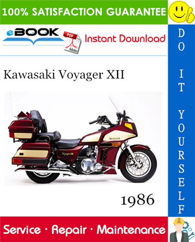 1986 Kawasaki Voyager XII Motorcycle Service Repair Manual