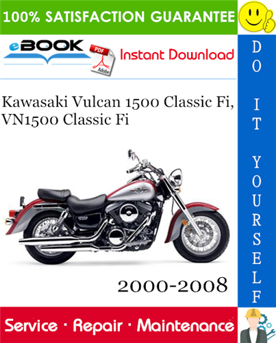 Kawasaki Vulcan 1500 Classic Fi, VN1500 Classic Fi Motorcycle Service Repair Manual