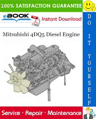 Mitsubishi 4DQ5 Diesel Engine Service Repair Manual