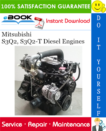 Mitsubishi S3Q2, S3Q2-T Diesel Engines Service Repair Manual