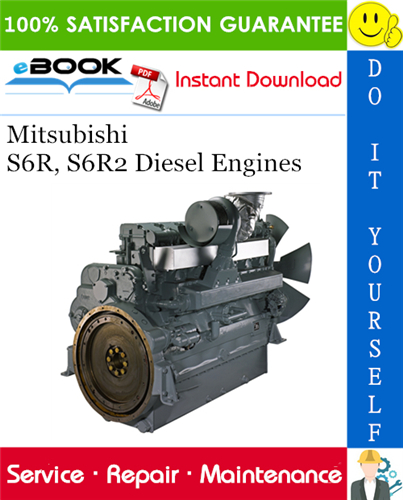 Mitsubishi S6R, S6R2 Diesel Engines Service Repair Manual