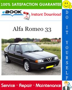 Alfa Romeo 33 Service Repair Manual