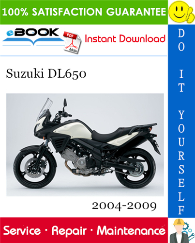 Suzuki DL650 Motorcycle Service Repair Manual