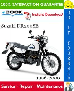 Suzuki DR200SE Motorcycle Service Repair Manual