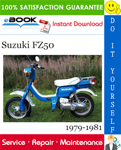 Suzuki FZ50 Scooter Service Repair Manual