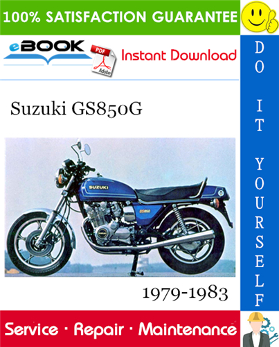 Suzuki GS850G Motorcycle Service Repair Manual