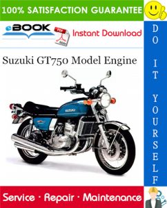 Suzuki GT750 Model Engine Service Repair Manual