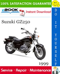 1999 Suzuki GZ250 Motorcycle Service Repair Manual