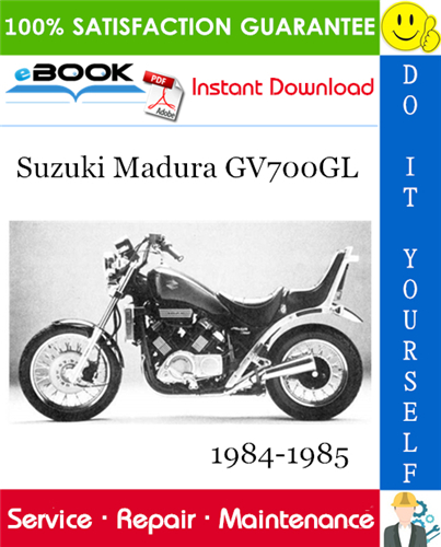 Suzuki Madura GV700GL Motorcycle Service Repair Manual