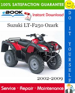 Suzuki LT-F250 Ozark ATV Service Repair Manual