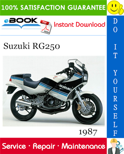 1987 Suzuki RG250 Motorcycle Service Repair Manual