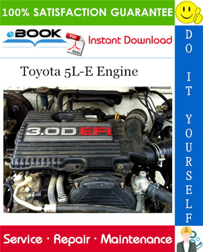 Toyota 5L-E Engine Service Repair Manual