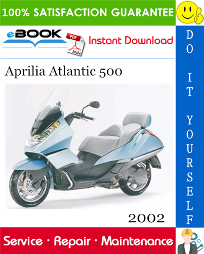 2002 Aprilia Atlantic 500 Motorcycle Service Repair Manual