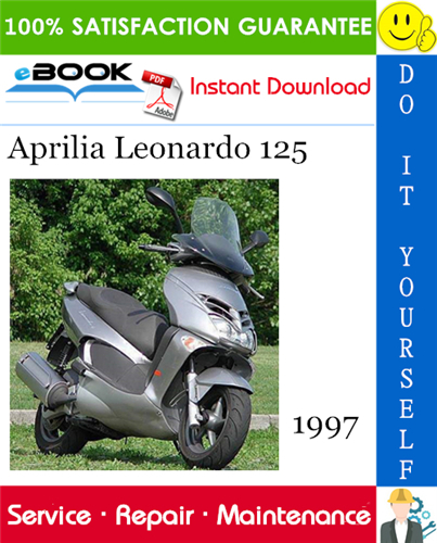 1997 Aprilia Leonardo 125 Motorcycle Service Repair Manual 928V