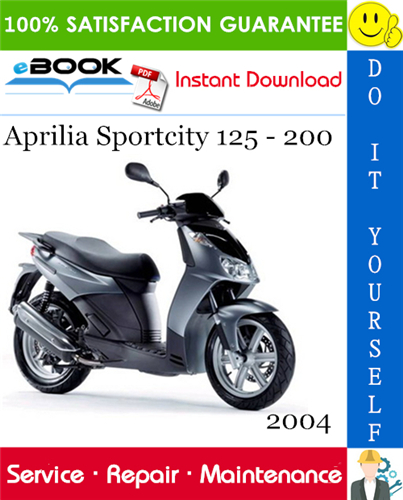2004 Aprilia Sportcity 125 - 200 Motorcycle Service Repair Manual