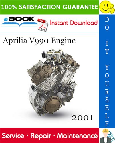 2001 Aprilia V990 Engine Service Repair Manual