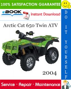 2004 Arctic Cat 650 Twin ATV Service Repair Manual