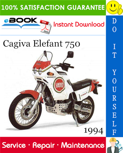 1994 Cagiva Elefant 750 Motorcycle Service Repair Manual