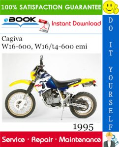 1995 Cagiva W16-600, W16/t4-600 emi Motorcycle Service Repair Manual