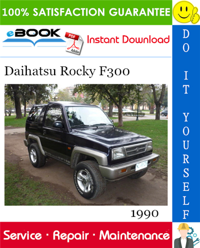 1990 Daihatsu Rocky F300 Service Repair Manual