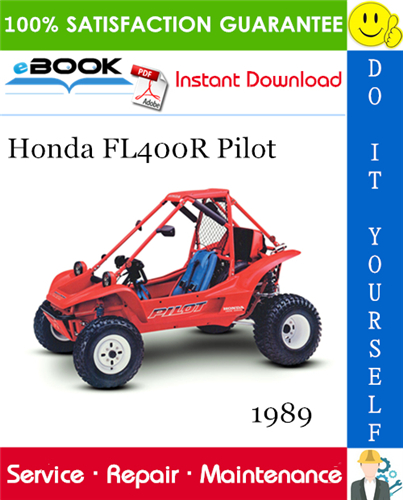 1989 Honda FL400R Pilot All-Terrain Vehicle Service Repair Manual