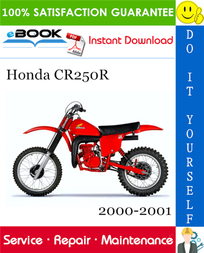 Honda CR250R Motorcycle Service Repair Manual