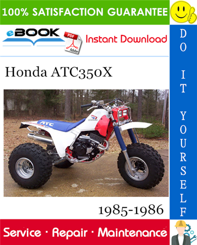 Honda ATC350X Service Repair Manual