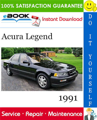 1991 Acura Legend Service Repair Manual