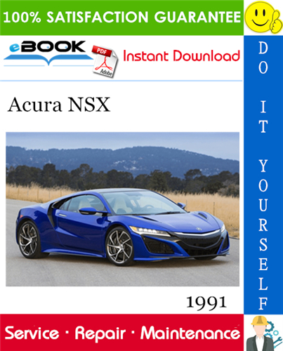1991 Acura NSX Service Repair Manual