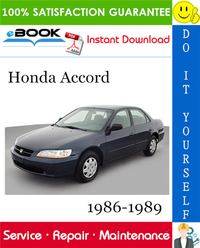 Honda Accord Service Repair Manual