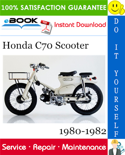 Honda C70 Scooter Service Repair Manual