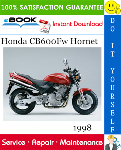 1998 Honda CB600Fw Hornet Motorcycle Service Repair Manual