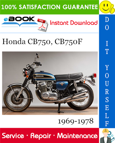 Honda CB750, CB750F Motorcycle Service Repair Manual