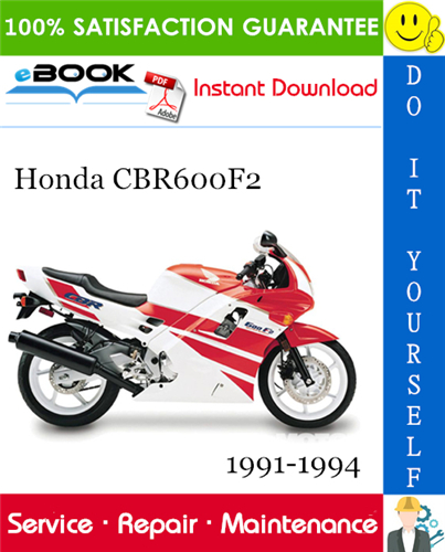 Honda CBR600F2 Motorcycle Service Repair Manual