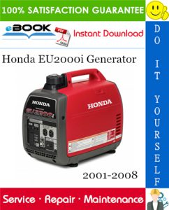 Honda EU2000i Generator Service Repair Manual 2001-2008 Download – PDF
