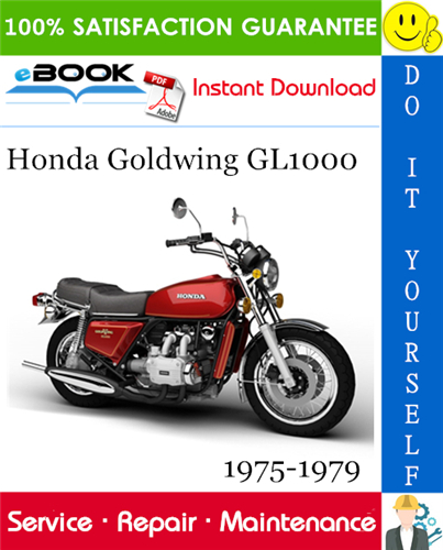 Honda Goldwing GL1000 Motorcycle Service Repair Manual