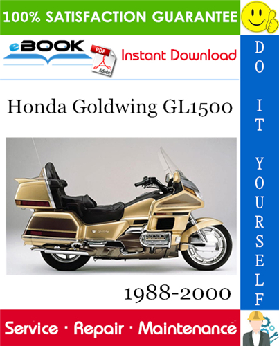 Honda Goldwing GL1500 Motorcycle Service Repair Manual