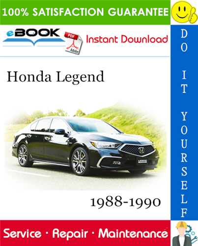 Honda Legend Service Repair Manual