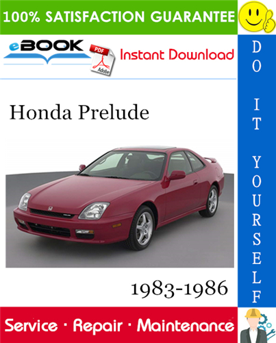 Honda Prelude Service Repair Manual